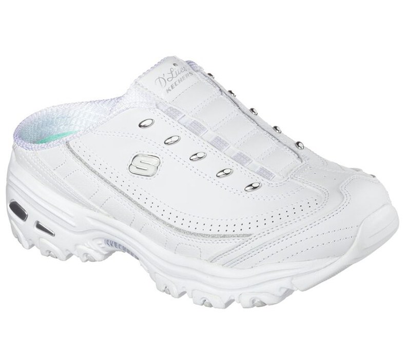 Skechers Dam Vita/Silver Slip On - D'lites - Bright Sky - Sverige (XPEIV-3740)